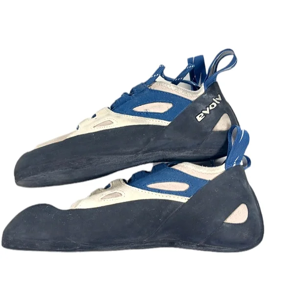 Women's Climbing Shoes - Blue and Cream - Picture 7 of 7